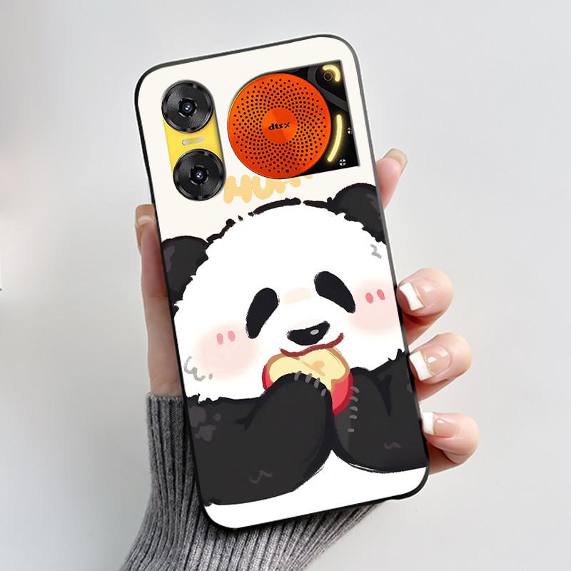 Case For ZTE Nubia Music 2 Z2460 Z2353 Music2 Phone Case Cute Rabbit Black Cover For ZTE Nubia Music Soft TPU Silicone Casing