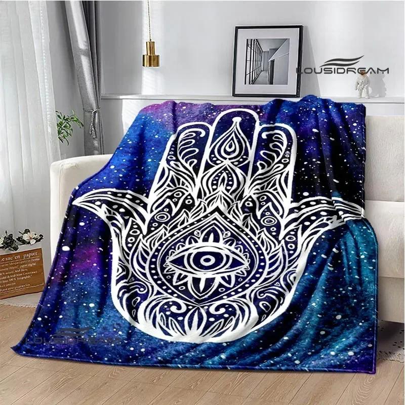 3D Fatima-Hand Aufgedruckte Decken Modische Warme Decke Weiche Und Bequeme Decke Haus Reise Decke Geburtstagsgeschenk