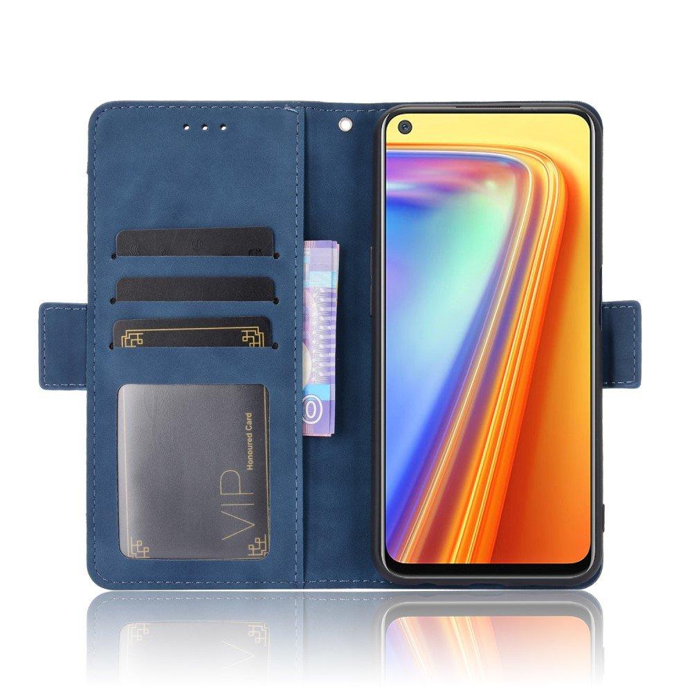 Realme 7 Flip Case, Card Slot, Blue