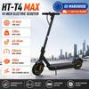 HT‑T4MAX Täiskasvanute elektriline tõukeratas, alumiiniumisulam, 350W mootor, maksimaalne kiirus 33 km/h, sõiduulatus 45–60 km, maksimaalne kandevõime 120 kg, ronimisnurk 15–25°, linnakommuuter