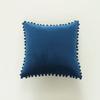 Modern Minimalist Living Room Dutch Velvet Cushion Cover with Large Ball Edge INS Nordic Style Pillow Cover Without Core