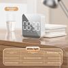 Functional Multi Mirror Electronic Alarm Clock With Date Display Function
