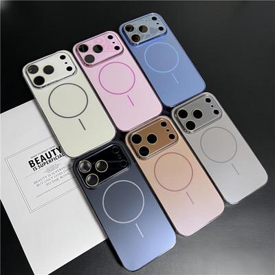 Apple 17 Pro Max Magnetic iPhone 16 Case: 15 Colors, Lens Protection