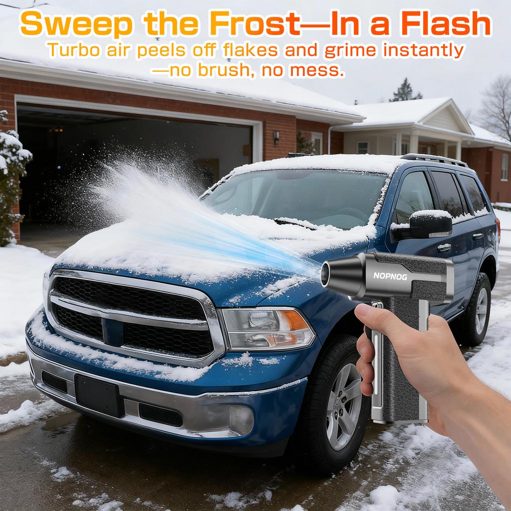 Type-C Charging Electric Air Duster Car Snow Removal Portable Car Accessories 4 Gears Adjustable 130000RPM Strong Blowing Turbo Blower Jet Fan