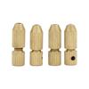 1Set Mini Drill Collet Chuck 2.0mm Shaft Hole Brass Motor Shaft Clamp Brass Chucks Adapter For Power Tool Accessory Tool Set
