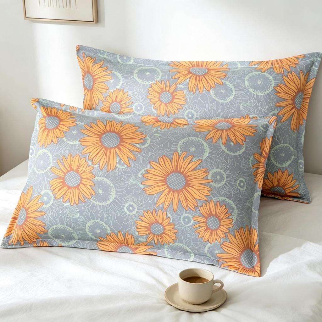 Thickened Large Single Pillowcases for Adults - Simple Summer Cover, Ideal for Dormitory Use (One Pair)