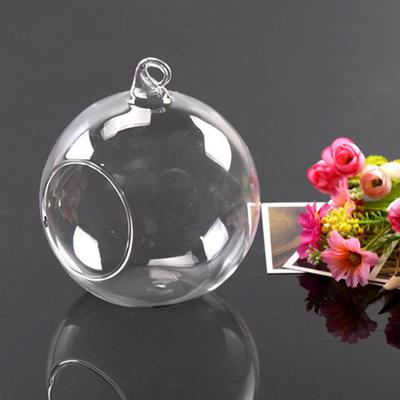 Hängende Glasvase für Blumen Pflanzen Handgemachtes Terrarium Tischvase Ständer Halter Dekorative Heim Garten Ornament