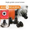 M10 To M14 M16 Thread Angled Grinder Adapter Connecting Rod Replacement Thread Converter Nut Connector