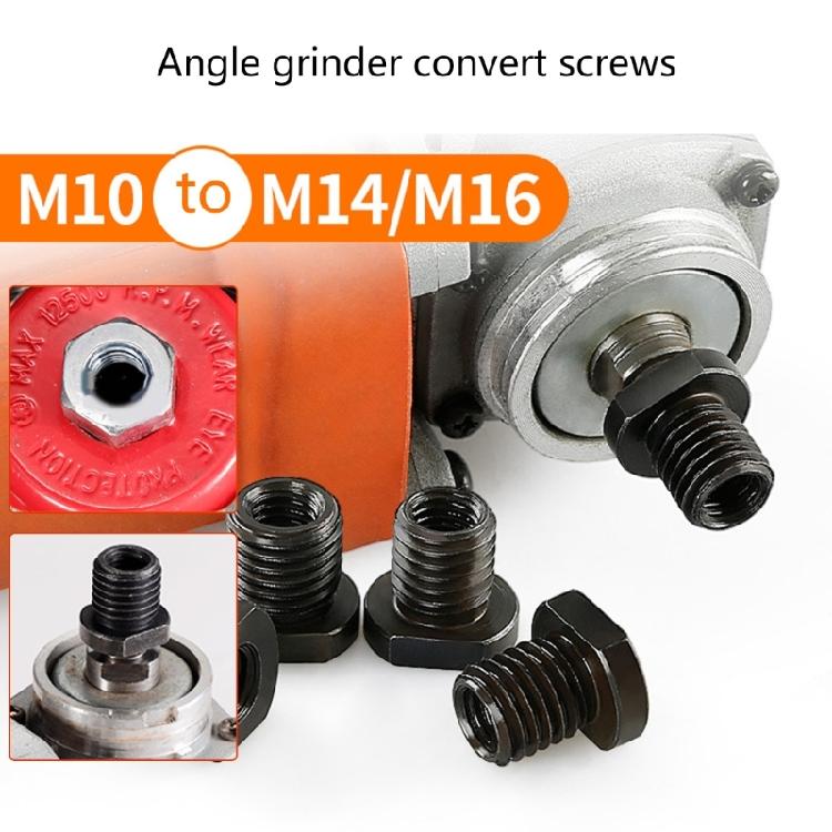 M10 To M14 M16 Thread Angled Grinder Adapter Connecting Rod Replacement Thread Converter Nut Connector