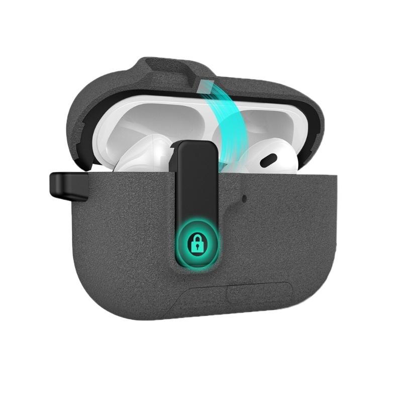 Shockproof Protective Case Phone Stand Case Magnetic Auto Lock TPU Shockproof Protective Sleeve for Wireless Earbuds