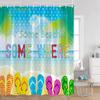 Motivational  Words Simple Art Shower Curtains Bathroom Rules Bath Curtain Trust Life Bathroom Curtain Hello Summer Bath Curtain