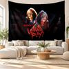 Child's Play Chucky Tiffany Wall Tapestry Home Decor Hanging Cloth Art Background Tapestry for Bedroom