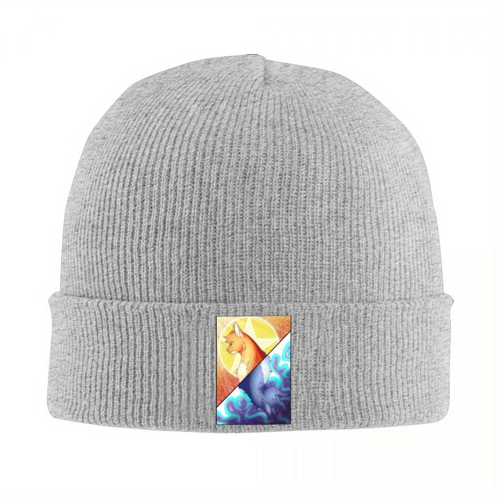 "Fire Alone Will Save The Clan..." - Warriors Warm Knitted Cap Fashion Bonnet Hat Autumn Winter Outdoor Beanies Hats for Unisex
