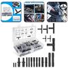 Automotive Vacuum Hose Fitting Wide Compatibility 113 Pieces/set 12-sizes 3-Way T-Shaped Accessories High Quality