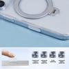 For iPhone 16 Pro Case Magnetic Kickstand PC+TPU Clear Phone Cover with Camera Control Button