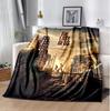 Lost Flannel Blanket Soft Warm All-Season Throw, Design for Camping, Car Travel, Hiking Sofa, Bed, Office Perfect Gift for Parties
