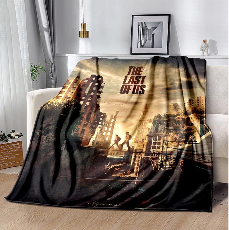 Lost Flannel Blanket Soft Warm All-Season Throw, Design for Camping, Car Travel, Hiking Sofa, Bed, Office Perfect Gift for Parties