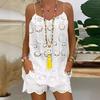 Tweedelige Sets Dames Outfits Casual V-Hals Mouwloos Borduurwerk Top Shorts Set Mode Damespak