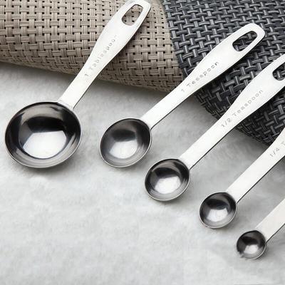 LONSAN 430 Stainless Steel Measuring Spoon Set