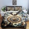 Winged lion clockwork Bedding Duvet cover sets Duvet covers Pillowcases gifts (1 * Duvet Cover 2 * Pillowcases, without duvet insert)