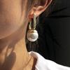 Pearl Earrings for Women Baroque Simulated Pearl Charms Kpop Earrings Kolczyki Ladies Jewelry Christmas Gift