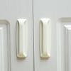 Black Adhesive Pull Handle for Windows, Cabinets, Drawers & Refrigerators - Punch-Free Plastic Design