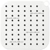 Silicone Hair Catcher Shower Drain Covers Large Size Easy to Clean Square Bathtub Hair Stopper Washable Durable