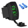 Car Charger 5V 3.1A LED Dustproof Phone Charger Dual USB Ports Auto Adapter Universal for Car RV Camper Caravans