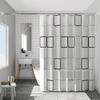 Bathroom Thickened Curtain Cloth MildewProof Waterproof Shower Curtain Set Free Punching Bathroom Partition Curtain Door Curtain Window