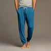 Men's Drawstring Pocket Cuffed Casual Pants Home Sleep Pants
