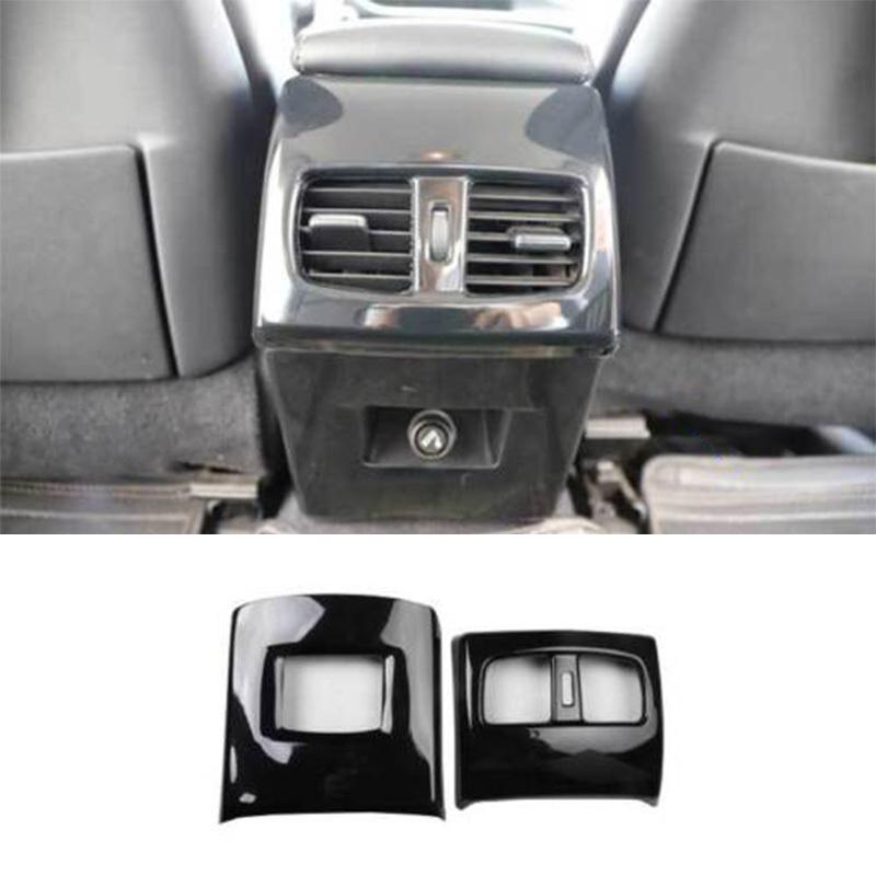 Glossy Black Rear AC Air Outlet Vent Cover Trim For Lexus ES300h ES350 2013-2018