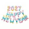 2027 Number Balloons 16In Large Number Foil Balloon 2027 New Year Christmas Graduation Birthday Party Decoration