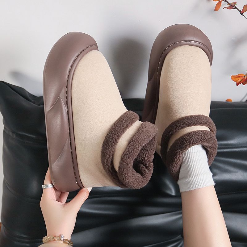 Cute Simple and Comfortable Snow Boots Women's Season Internet Celebrity Explosion Velvet Warm Short Boots Children