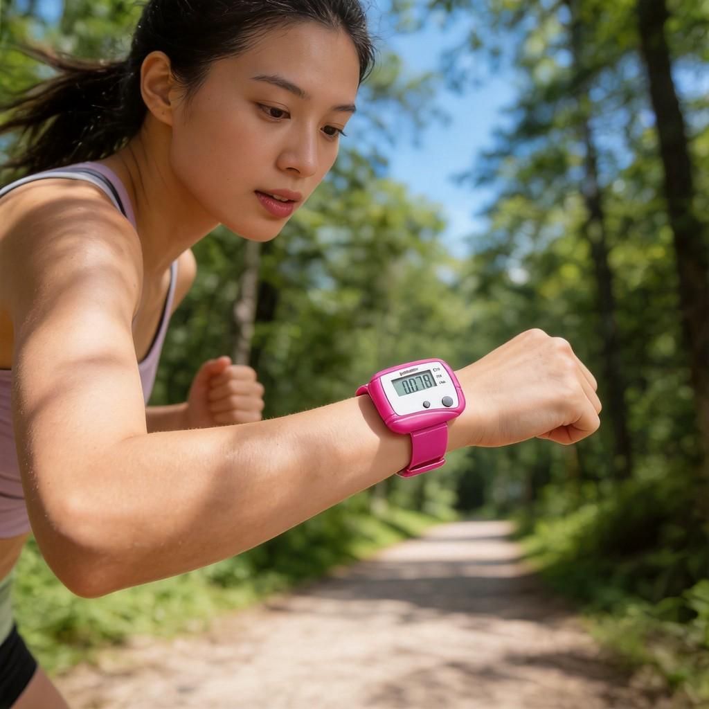 Outdoor Sport Activity Wristband For Running And Yoga With Longlasting Battery And Health Tracking