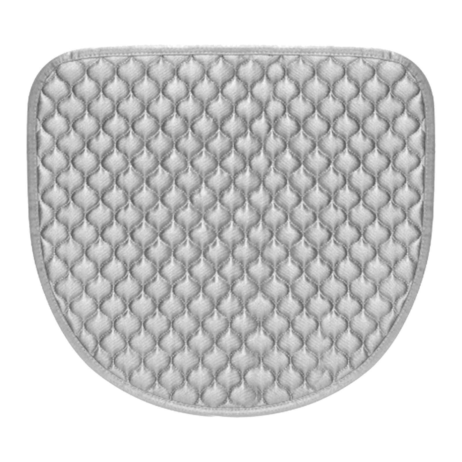 

Подушка для обеденного стула U-образной формы, подушки для кухонных стульев, нескользящий дизайн со съемным чехлом для стирки в машине, аксессуары 41*44cm серый