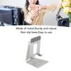 Desk Phone Stand Angle Adjustable Non Slip Base Metal Cell Phone Desk Holder for Reading Live Stream