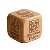 Wooden Quilter Dice with 6 Engraved Quilting Tasks Solid Wood Quilting Projects Decision Dice Sewing Quilting Crafts Enthusiasts Gift