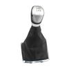 5/6 Speed Gear Shift Knob Lever HandBall Gaiter Boot Leather Cover for Ford Focus 2 MK2 Small Frame 2005 2006 2007 2008