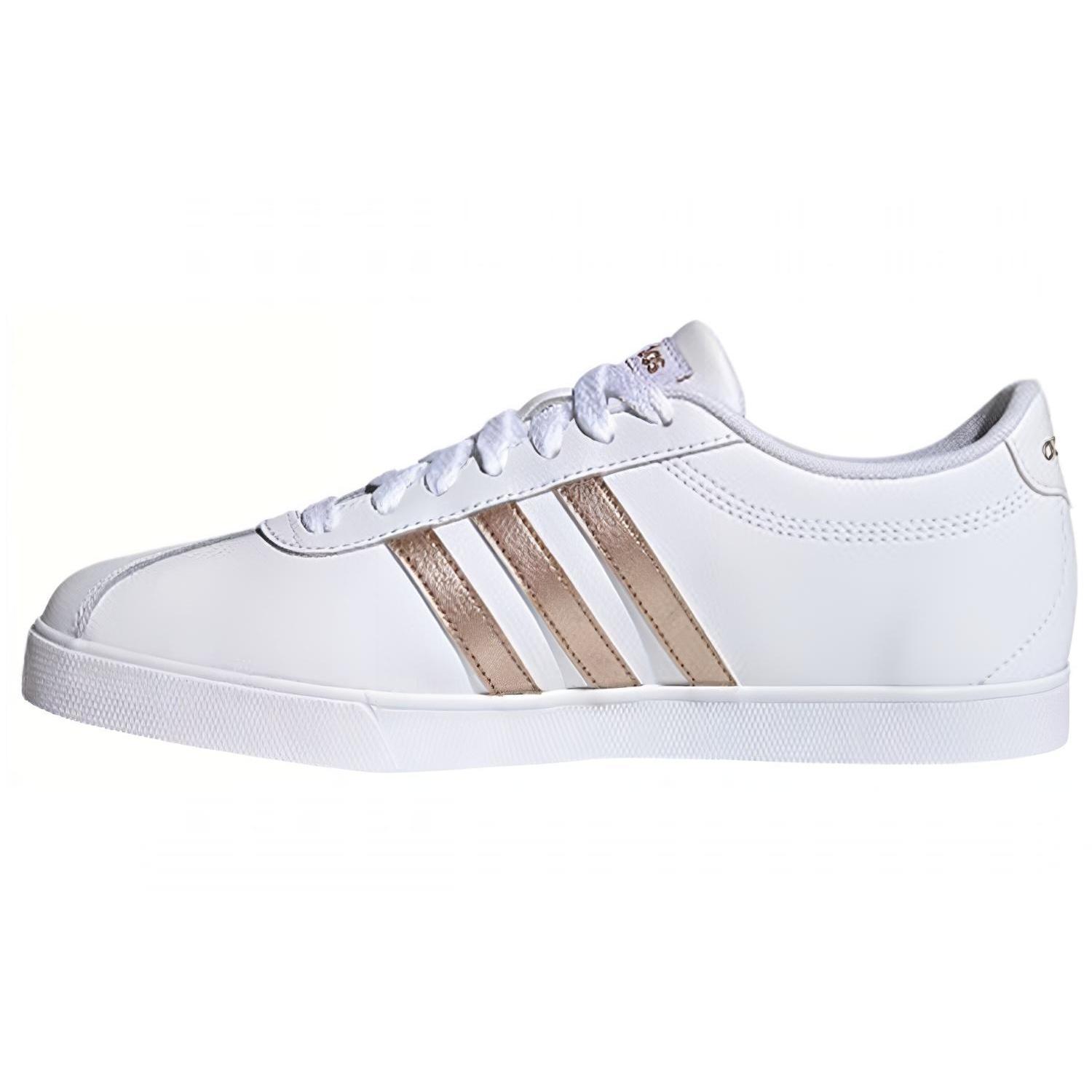 (WMNS) adidas Courtset  White Copper Metallic  Women s FW4168 EU 36