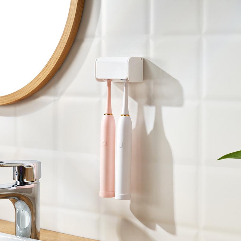 Japan KM.810 Dustproof Double Toothbrush Holder - Simple Design