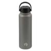 CAPTAIN STAG HD One-Touch Sports Bottle, 1000ml, Gray, UY-7098, Double Stainless Steel, Vacuum Insulated, Keeps Hot or Cold