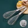Zhaoran 316 Stainless Steel Manual Egg Beater