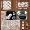 SASTER DIY Wall Painting Stencil Template for Spray Decoration