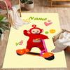 Purple Teletubby Space Customize Your Name Floor Rug Office Rug Design for Decorate room Dormitory Balcony Outdoor Anti-slip Rug Office home decor