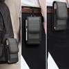 New Nylon Phone Pouch Outdoor Case Nylon Waist Bag Vertical Cover Pouch Holster