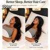 Silk Like Satin Sleep Bonnet No Heat Hair Curling Cap for Women Adjustable Curls Comfortable Head Wrap Bonnet Double Layer Sleeping Medium,