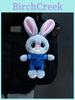 Zootopia Cute Judy Nick Sloth And Benjamin Plush Keychain For Kids And Collectors