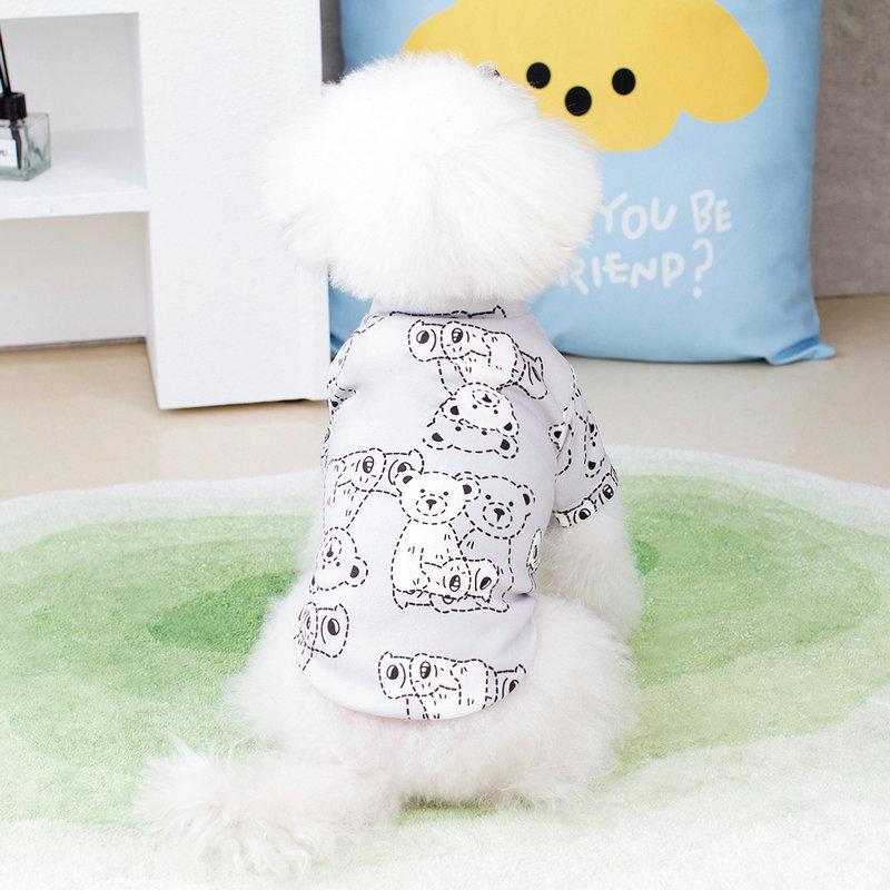 2024 New Spring and Summer Pet T-shirt Dog Clothes Dog Clothes Autumn Cute Clothing.