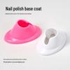 Silicone Nail Polish Holder & Stand - Pink/White Nail Art Tool