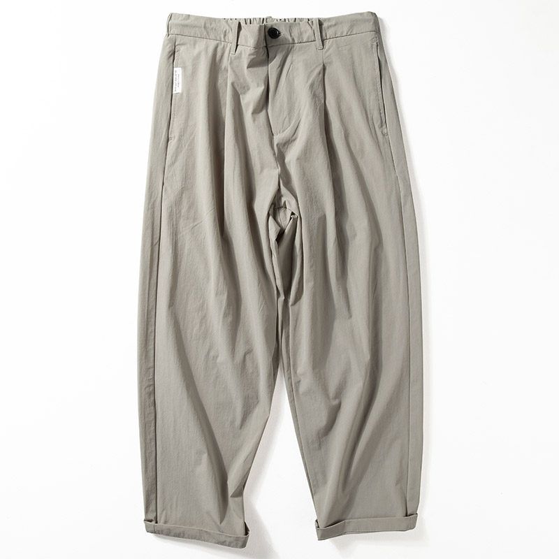 Stretch Quick-Dry Youth Simplicity Loose Tapered Men's Pants